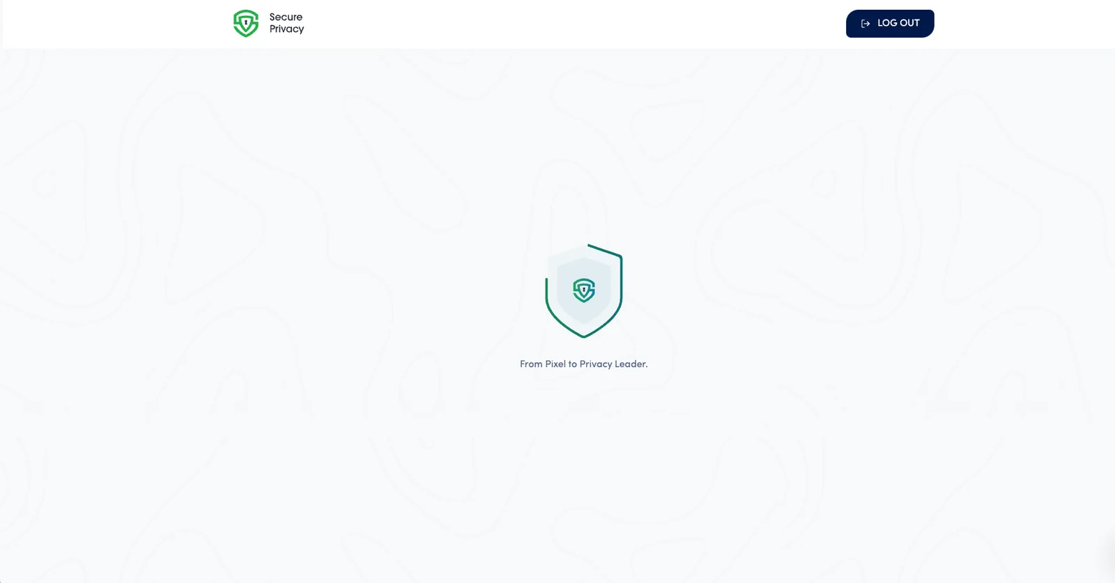 Secure Privacy onboarding loading screen displayed during cookie consent script installation before redirecting to the compliance dashboard